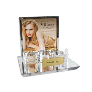 ACS015 Customizable Acrylic Cosmetic Makeup Display Stand Face Cream Display Holder