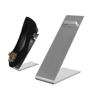 ASH021 Metal Shoe Riser Gold Silver Shoe Display Stand