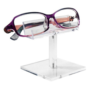 Custom Transparent One Pair Acrylic Eyewear Sunglasses Display Stands