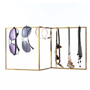 Z Shape Foldable Jewelry Necklace Sunglasses Earrings Bracelet Bangle Display Stand
