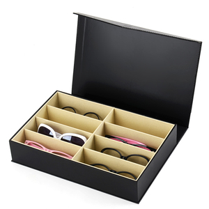 PU Leather Eyewear Sunglasses Storage Case Display Box
