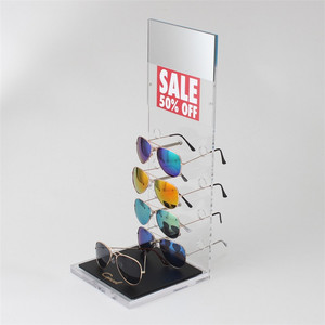 Custom Acrylic Five-Paris Glasses Display Stand