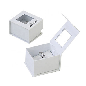 Custom Ring Packaging Paper Box with Transparent Window