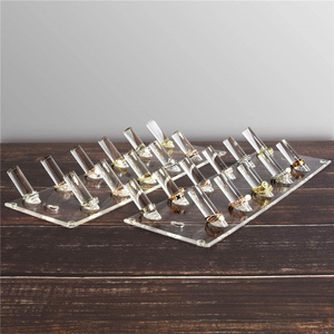 Custom Transparent Acrylic Multi-purpose wall-mounted counter top jewelry rack storage rack