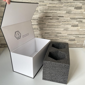 AGX011 Luxury Customized Paper Cardboard Gift Box With Model Foam Insert