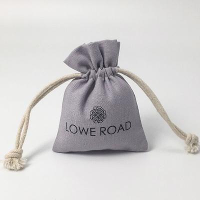 ACO003 Custom cotton linen drawstring bag Jewelry Pouch Gift Bags dust bag
