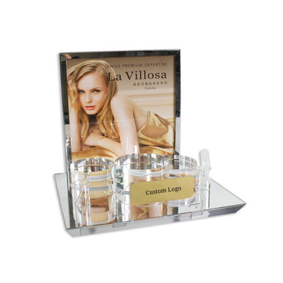 ACS015 Customizable Acrylic Cosmetic Makeup Display Stand Face Cream Display Holder