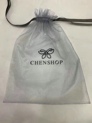 AOG001 Customized Drawstring Organza Pouch Bags Jewelry Pouch