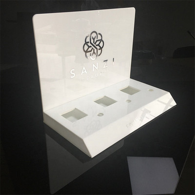 ACS005 Customizable White Acrylic Cosmetic Makeup Display Stand Lipstick Display