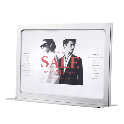 APH009 Hotel Metal Post Stand Poster Frame Sign Holder,Sign Stand Holder Picture Frame Display Stand