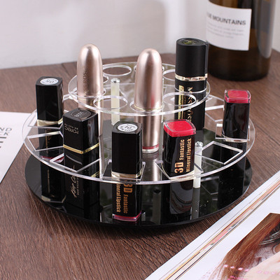 ACS001 Acrylic Rotatable Circular Cosmetic Display Stand Lipstick Stand Holder