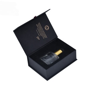 AGX007 High Quality Customize black card paper packaging box Perfume Gift Box
