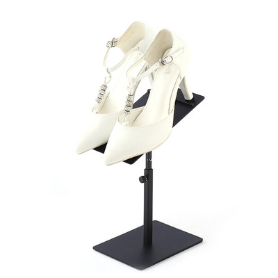 ASH020 New Design Matt Black Metal 1 Pair Shoe Display Racks