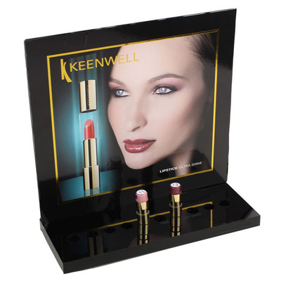 ACS009 Customizable Acrylic Lipstick Nail Polish Display Stand Cosmetic Makeup Display Removable