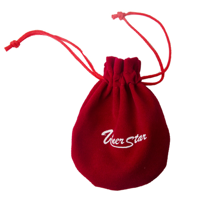 AVB002 Custom Drawstring Velvet Pouch Jewelry Bag Pouch With Rounded Bottom