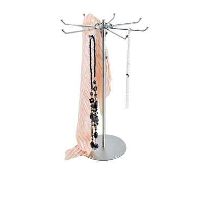 ASN010 Multipurpose stainless steel scarf shop display rack keychain display Jewelry Display stand