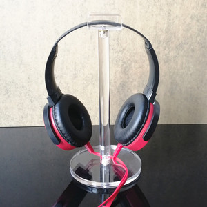 AHP002 Custom Transparent Acrylic Headphone Display Stand Shelf