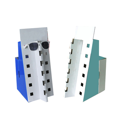 APD007 Custom Counter Design Cardboard Sunglasses Tabletop Display Rack Eyewear Display Stand