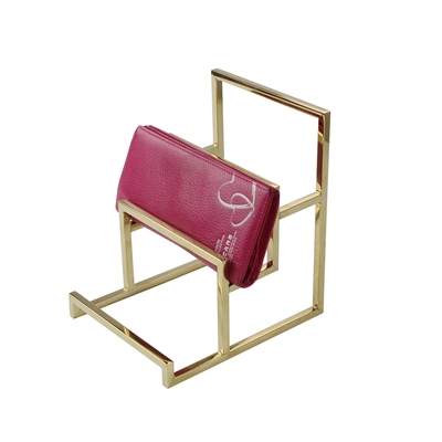 ABG029 Metal Multilayer Unique Design Wallet Purse Display Rack Men's Clutch Stand