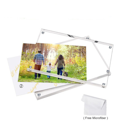 APH001 Customizable Acrylic Photo Frame Display