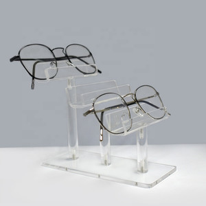 AGL022 Customizable Three Layers Counter Acrylic Eyewear Sunglasses Display Stand