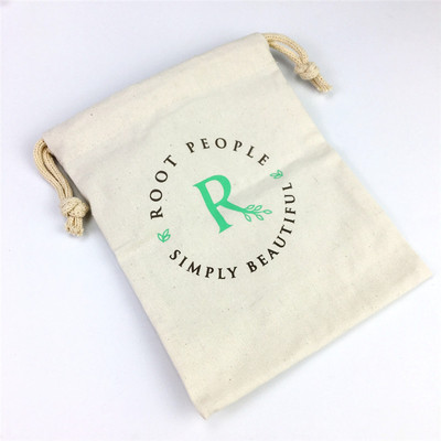 ACO002 Custom cotton canvas drawstring bag Pouch For Jewelry Gifts