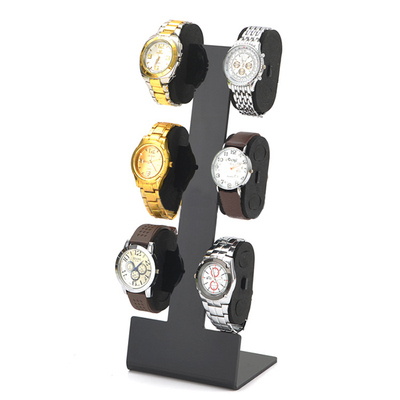 AWT011 Custom Acrylic Watch Display Stand With Sponge Pillows