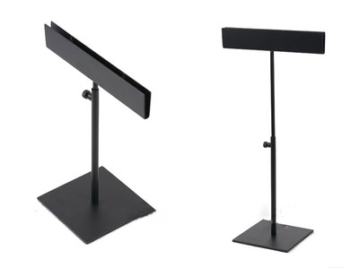 APH013 Metal Matt Black Desktop Poster Stand Holder