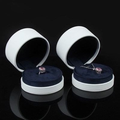 AJX016 European-style jewelry box ring ring ring pendant dual-use necklace box gift box