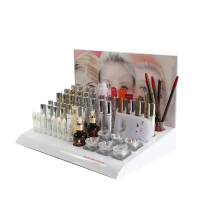 ACS016 Customizable Acrylic Cosmetic Makeup Display Stand Nail Polish Lipstick Display Holder