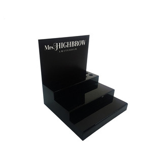 ACS004 Customizable Acrylic Cosmetic Makeup Display Lipstick Stand Holder With Three Layers