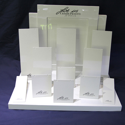 AJW025 Custom Acrylic Jewelry Display Set Necklace Earring Bracelet Stands