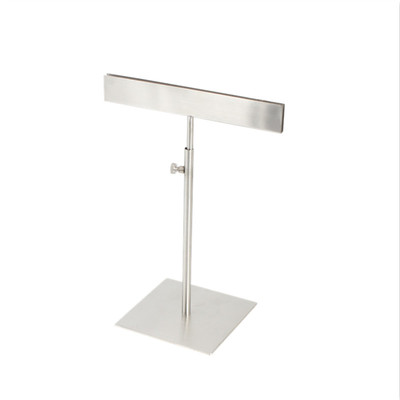 APH012 Metal Brushed Silver Desktop Poster Stand Removable