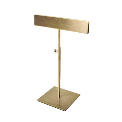 APH014 Metal Brushed Gold Desktop Poster Stand