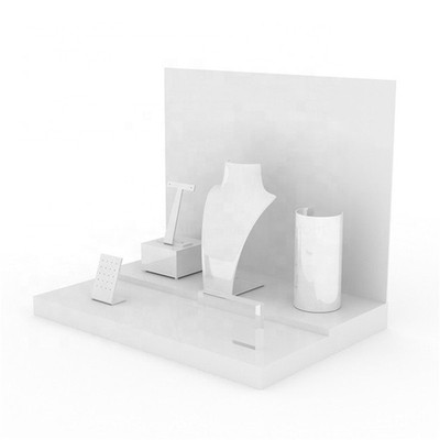 AJW011 Customized Acrylic Jewelry Display Set