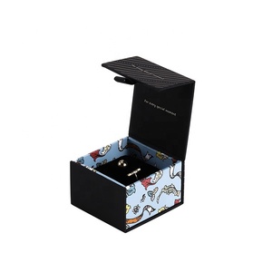 AJX012 Custom Printing Flip Cover Magnetic Jewelry Boxes Necklace Earring Ring Bracelet Box