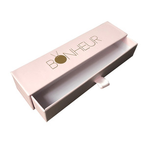 AJX002 luxury custom drawer gift paper box Jewelry Box Necklace Bracelet Box With Foam Insert