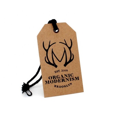 ACD003 Customized Hang tags Apparel packaging tags label Jewelry Tags