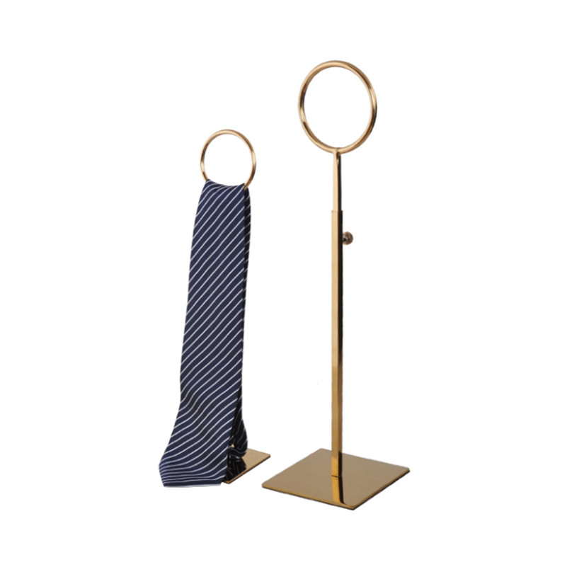 ASN004 Stainless Steel Table Tie Clothes Display Rack Necktie Scarf Display For Clothing Store