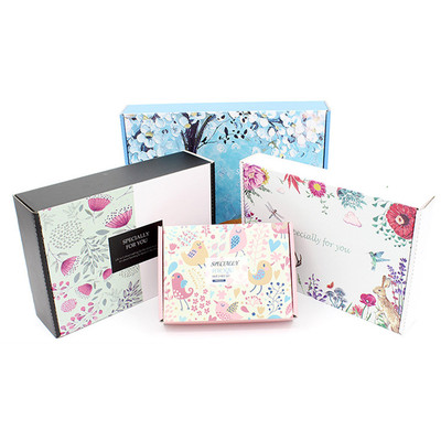 ASX003 Wholesale Custom Folding Printed Mailer Shipping Carton Paper Corrugated Box