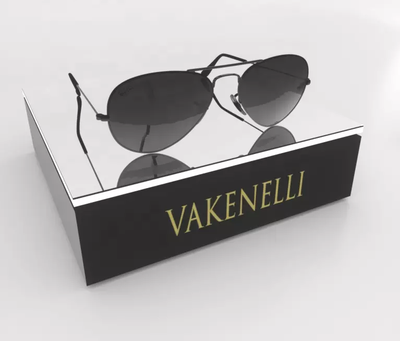 AGL039 Customized Mirror Acrylic Eyewear Glasses Display Stand Rack