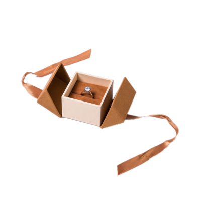 AJX010 Custom Necklace Ring Bangle Jewelry Packaging Box With Ribbon Gift Box